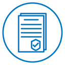 Insurance policy icon