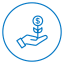 Investment Growth Color Outline icon