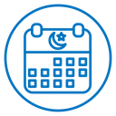 Islamic calendar icon