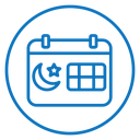 Islamic calendar icon