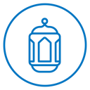Islamic lantern icon