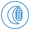 Islamic lantern icon