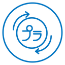 Japanese recycling symbol icon