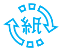 Japanese recycling symbol icon