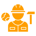 Job Immigrants Construction Worker icon