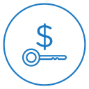 Key revenue icon