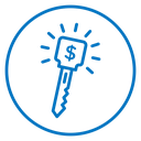 Key to success icon