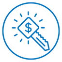 Key to success icon