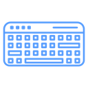 Keyboard Status Lights Color Outline icon