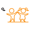 Kids or children icon