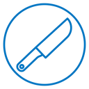 Kitchen knife icon