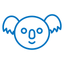 Koala head icon