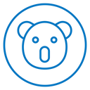 Koala head icon