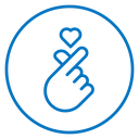 Korean heart icon