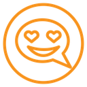 Lady Love Smiley Message icon