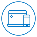 Laptop and Mobile 2 icon
