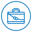 Laptop bag icon