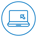 Laptop Cursor icon