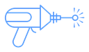 Laser gun icon
