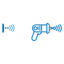 Laser gun icon