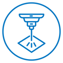 Laser machine icon