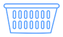 Laundry basket icon