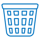 Laundry basket icon