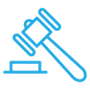 Law Gavel Sound Block icon
