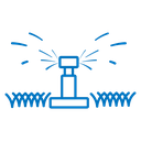 Lawn sprinkler icon