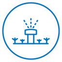 Lawn sprinkler icon