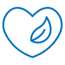 Leaf heart 2 icon