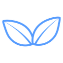Leaf Pair Color Outline icon
