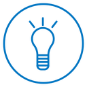 Light bulb Color Outline icon