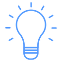 Lightbulb Bright Rays icon