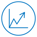 Line chart icon