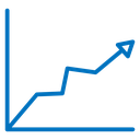Line chart icon