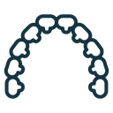 Lingual braces icon