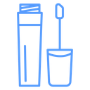 Lip Gloss Tube Wand Color Outline icon