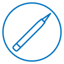 Lip pencil icon