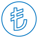Lira sign icon