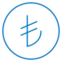 Lira sign 3 icon