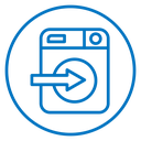 Loading laundry icon
