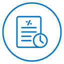 Loan rate and term icon