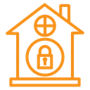 Lock home icon