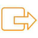 Logout exit icon