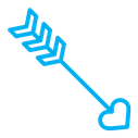Love arrow icon