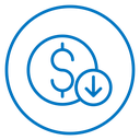 Lower cost icon