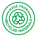 Made from recycled materials icon