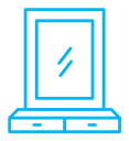 Makeup mirror icon