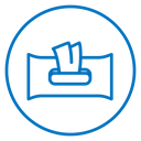 Makeup remover wipes icon